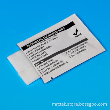 MHC-W001 Presaturated IPA Wipes For Cleaning The Printheads